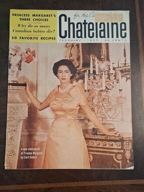 VINTAGE February 1957  Chatelaine  magazine